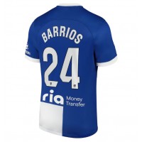Atletico Madrid Pablo Barrios #24 Bortedrakt 2023-24 Kortermet